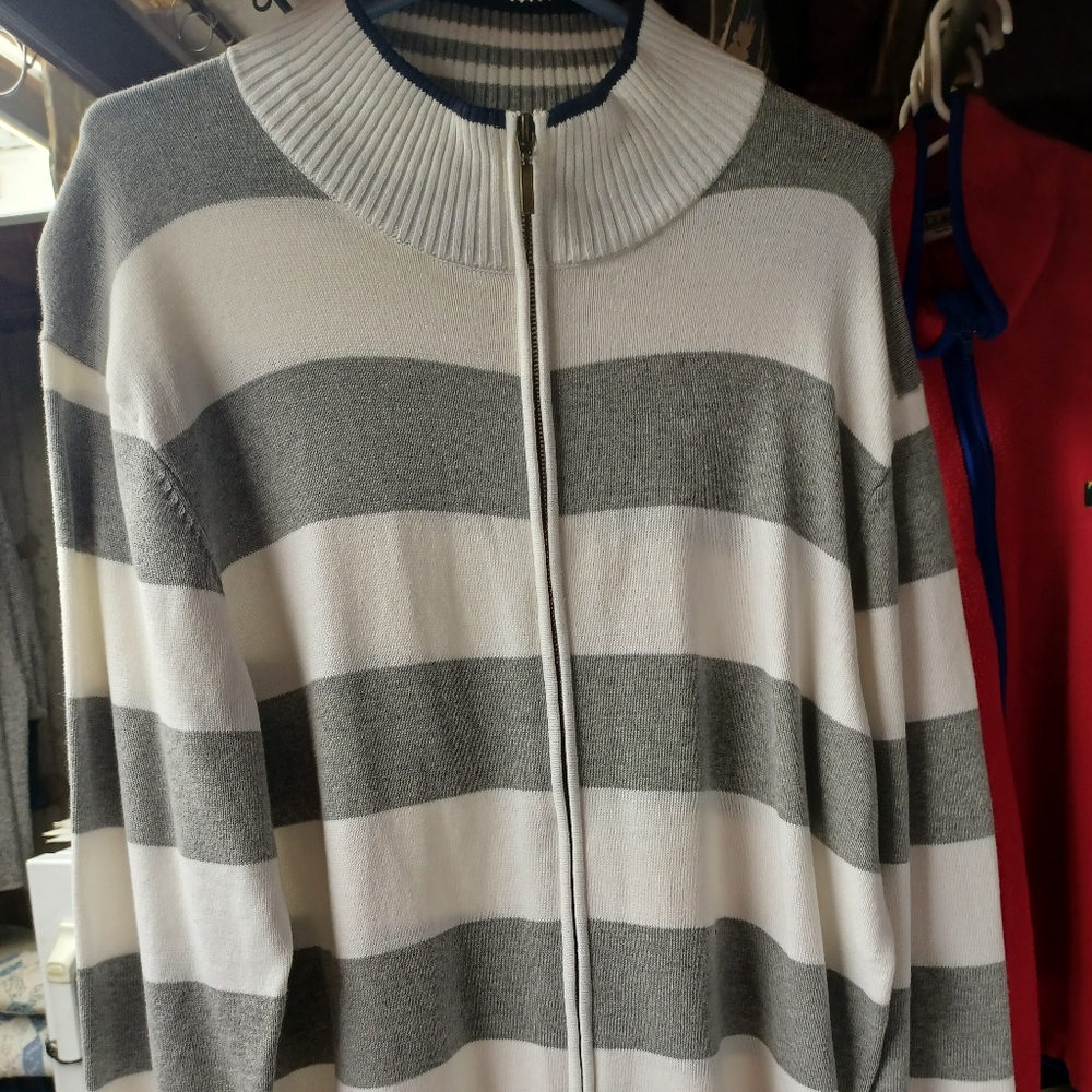 Club Room zip up sweater
